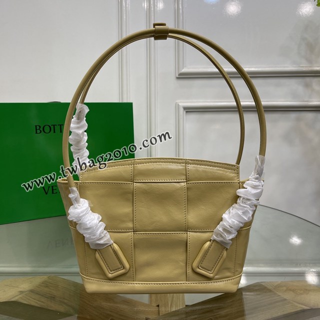 Bottega veneta高端女包 96009s小號 寶緹嘉新款Arco33油蠟皮手提包 BV經典款小牛皮arco女包  gxz1323